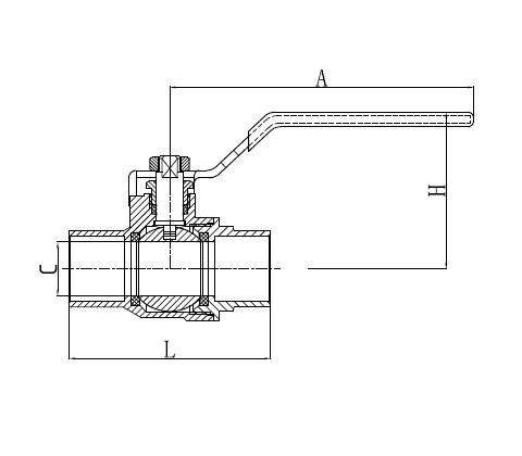 1/2 - 4 inch 3in Sweat Connect cUPC NSF61 NSF372 Certified Welded Brass Ball Valve Price for Garden