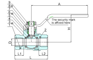 NPT 1/2 inch ZheJiang CSA Certified Dn15 Forging Brass Ball Valve