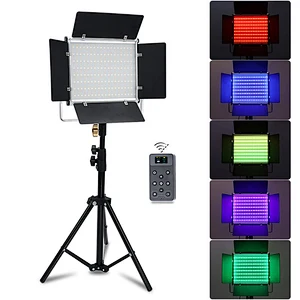W480RGB Wireless Remote Control RGB Photography Panel  Light
