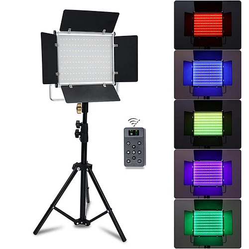 W480RGB Wireless Remote Control RGB Photography Panel  Light