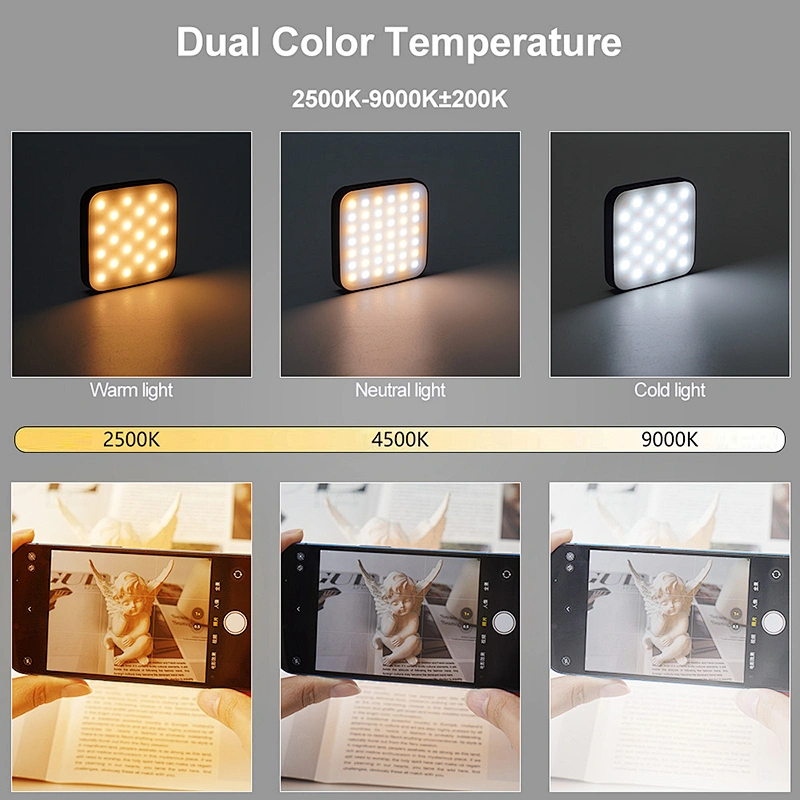 Mini led video light for mobile phones