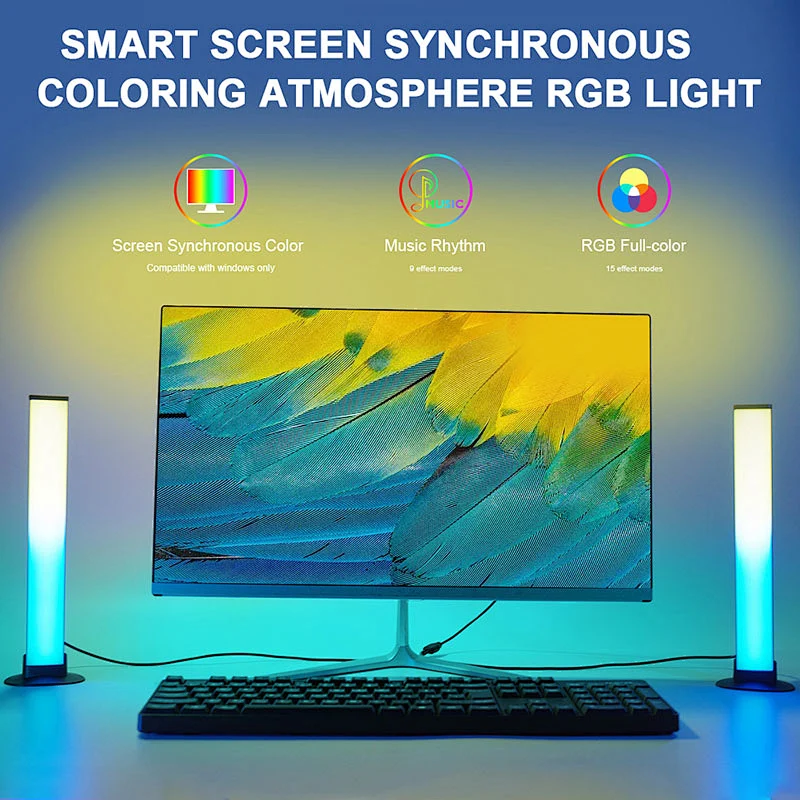 smart screen sync color ambiance RGB light