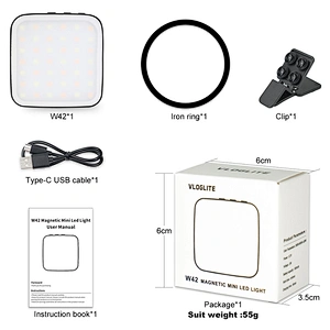 Mini led video light for mobile phones