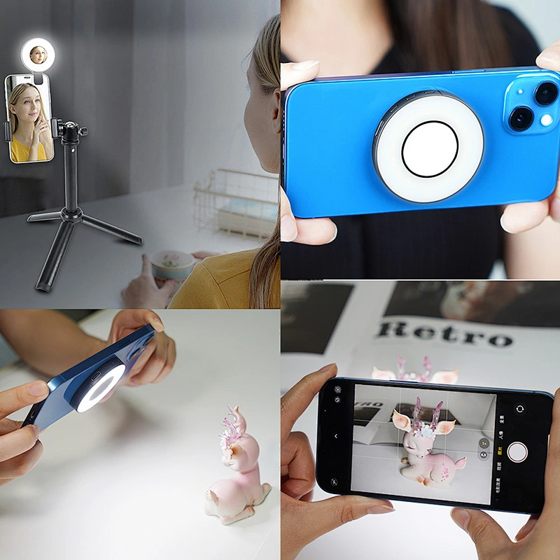 Mini led video light for mobile phones