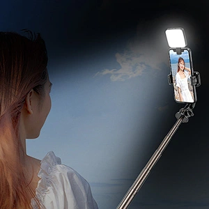 Mini led video light for mobile phones