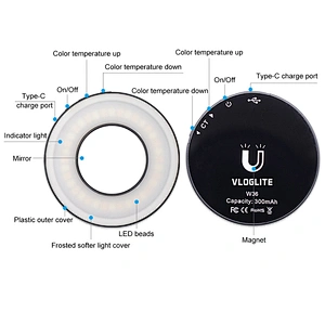 Mini led video light for mobile phones