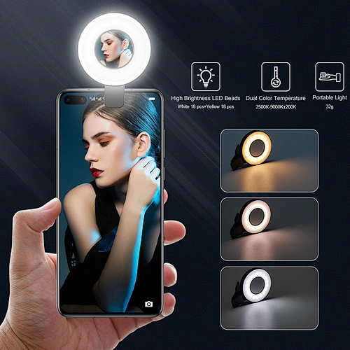 Mini led video light for mobile phones