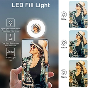 Mini led video light for mobile phones
