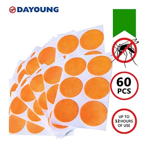 Wholesale Custom Smiling Face Design Outdoor Anti Mosquito Repel Patch Stick Child Mosquito Reppellent Patches