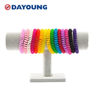 Multi color CE approved CE approved natural safe formulation Solid multicolor  EVA pest control Mosquito Repellent Wristband