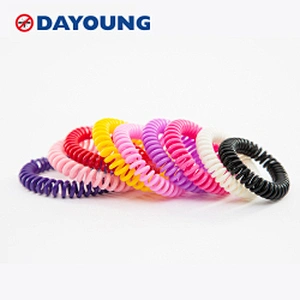 Multi color CE approved CE approved natural safe formulation Solid multicolor  EVA pest control Mosquito Repellent Wristband