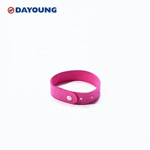 1.7MM Ultra Micro fiber Multi color 15 days lasting size adjustable Outdoor travel Accessory bug Mosquito Repellent Bracelet