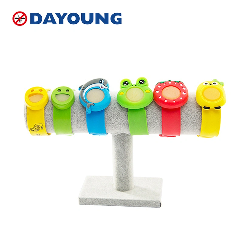Multi color silicone Cartoon Essence Oil Anti-Mosquito Insect  Repellent Bracelet