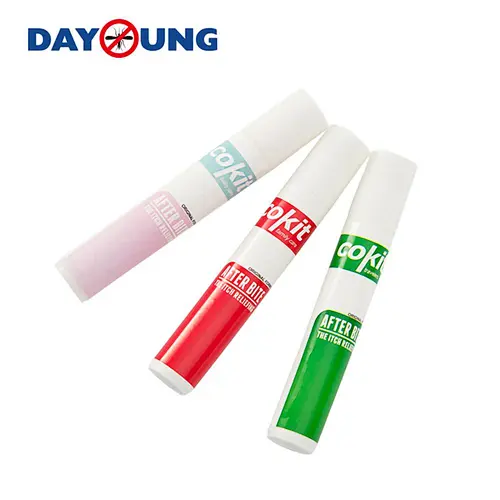 15ML ABS bottle  ammonia Natural ingredients insect bite healer, mosquito bite reliever with roll on