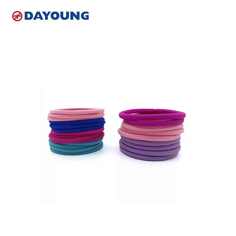 Gir hair tie size adjustable multi color natural ingredients Anti lice hair tie with natural essence oil ingredients