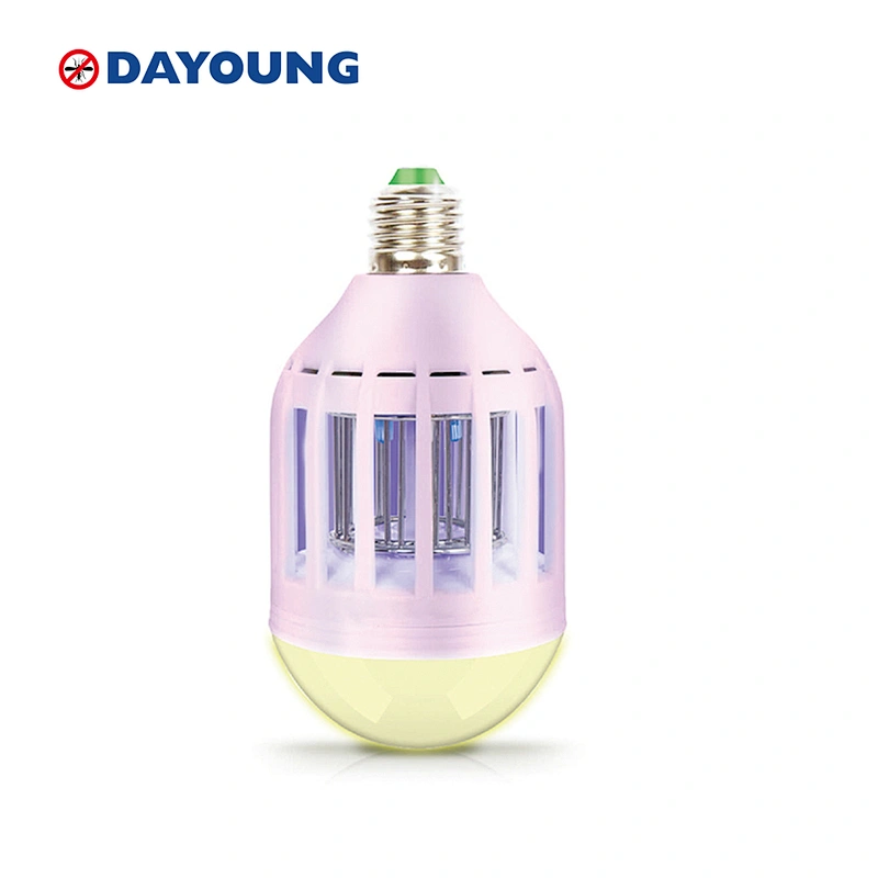 Blue color ABS AC 220V/110V E27 3500K 6500K Room Use Patent Two in one functions Mosquito Killer Zapper Bulb