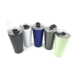 Wide mouth Insulated Tumbler with direct drink screw lid