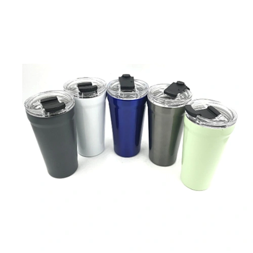 Wide mouth Insulated Tumbler with direct drink screw lid
