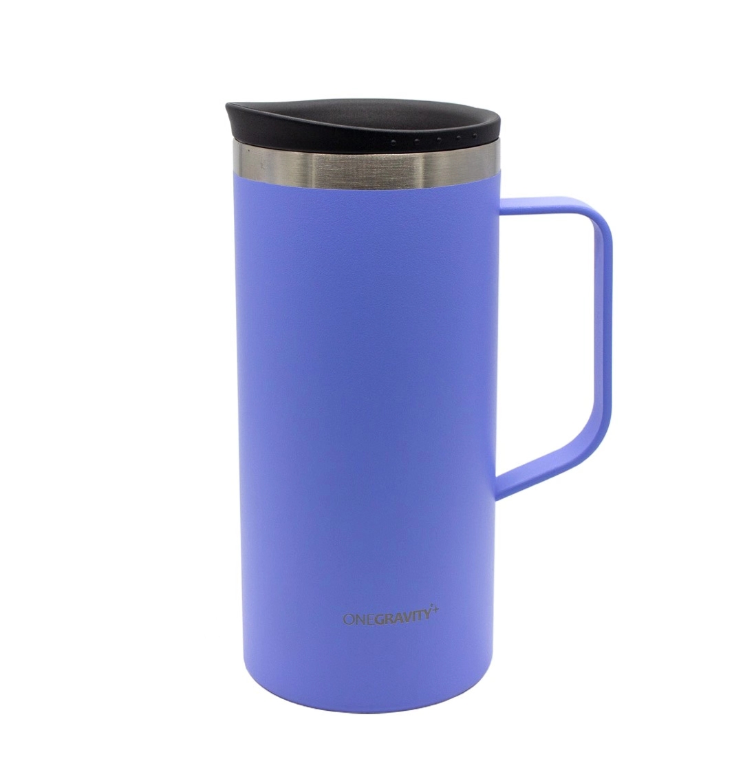 63 Vacuum office desk mug with steel handle 5328A