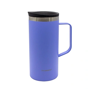 63 Vacuum office desk mug with steel handle 5328A