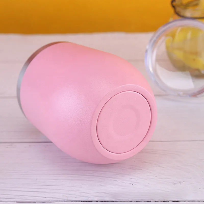Stainless steel vacuum insulated wine egg tumbler