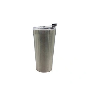 Wide mouth Insulated Tumbler with direct drink screw lid