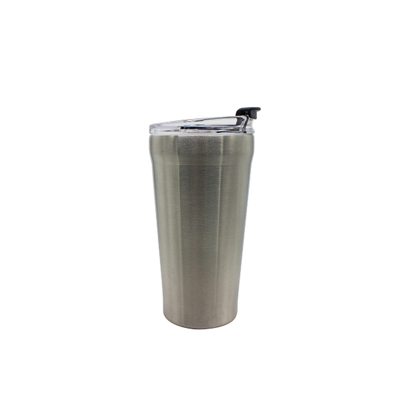 Wide mouth Insulated Tumbler with direct drink screw lid