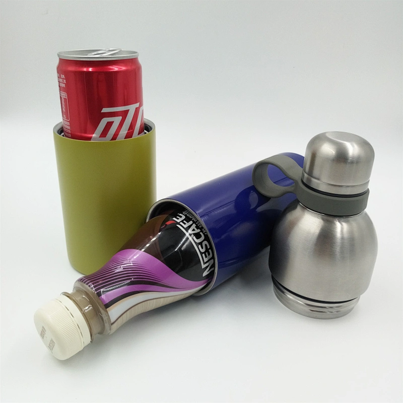 15 2-pieces combined vacuum water bottle with TPR carry handle 5388
