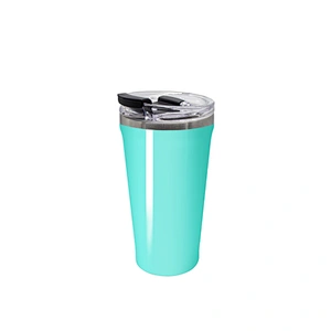 Wide mouth Insulated Tumbler with direct drink screw lid