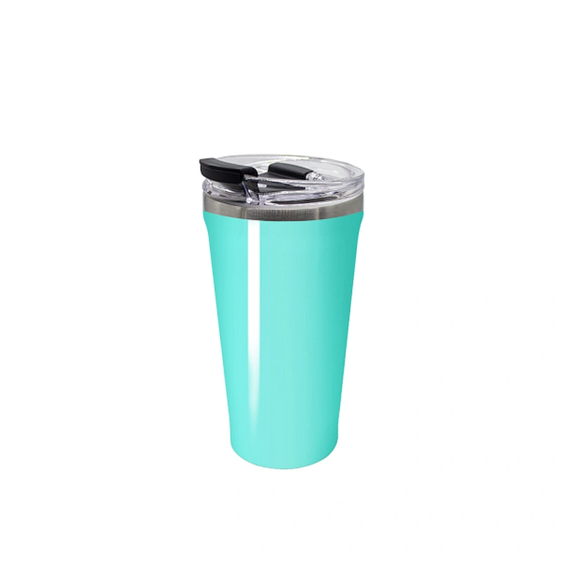 Wide mouth Insulated Tumbler with direct drink screw lid
