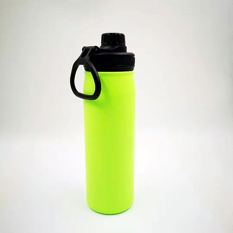 34 Single wall sports water bottle with carry loop 7007