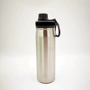 34 Single wall sports water bottle with carry loop 7007