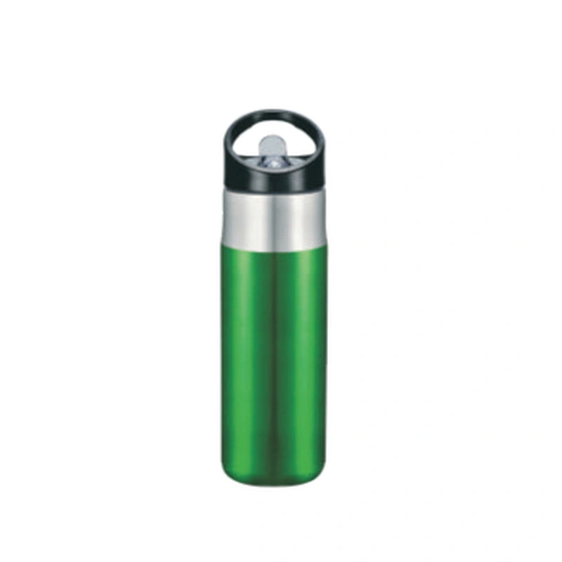 Vacuum insulated water bottle with straw Lid