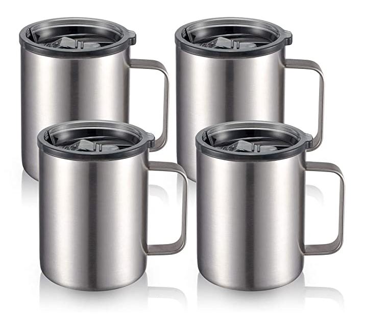 104 Vacuum Desktop Mug with Steel Handle 5320