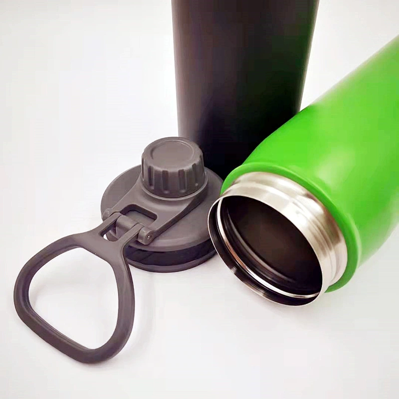 34 Single wall sports water bottle with carry loop 7007