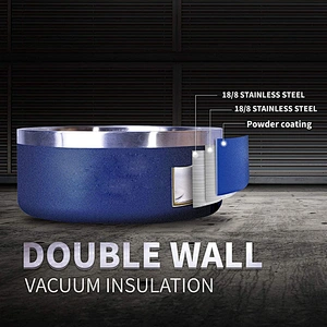Wholesale Large 64 oz Insulated Dog Bowl Stainless Steel Pet Bowls