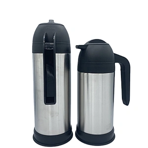 Insulation Silver Stainless Steel Coffee Pot