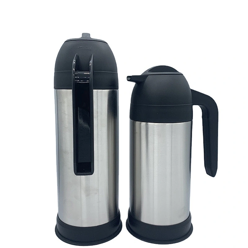 Insulation Silver Stainless Steel Coffee Pot
