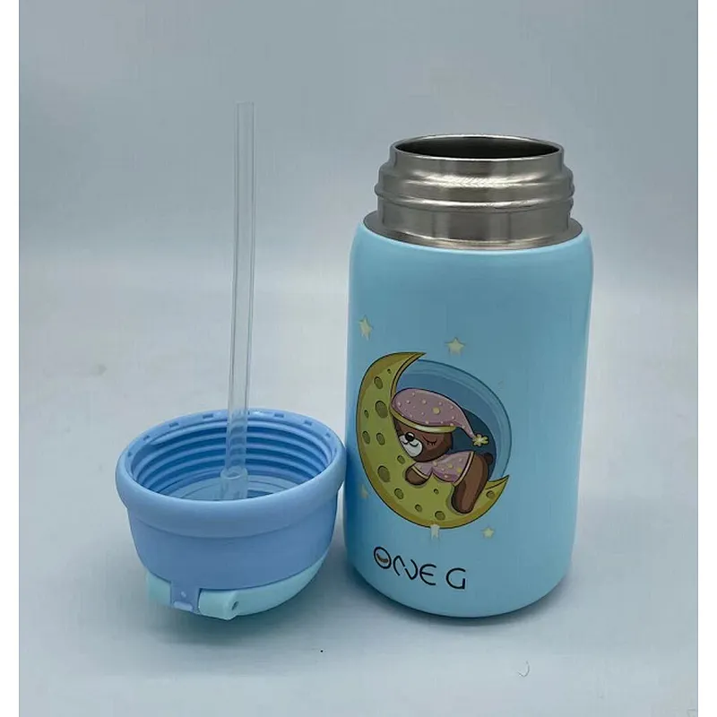 350ml kids stainless steel water thermos bottle