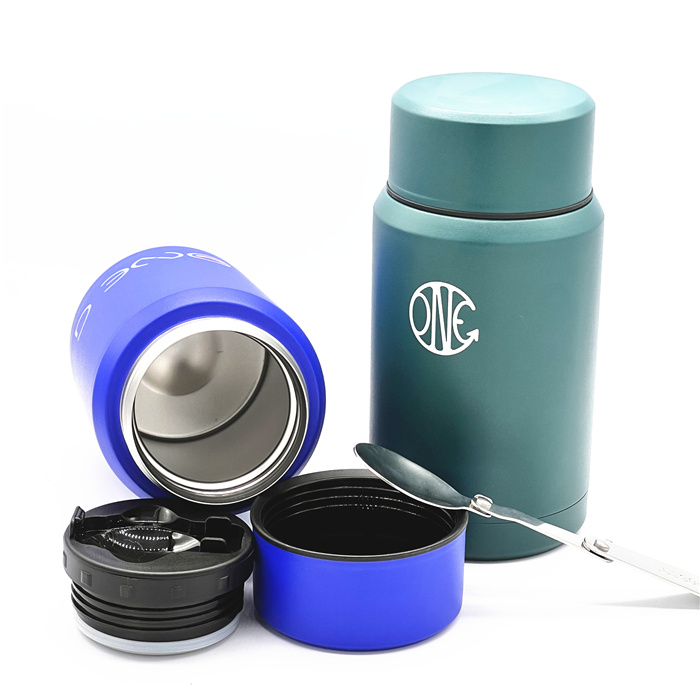 Stainless steel vacuum thermos food jar