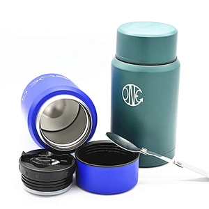 Stainless steel vacuum thermos food jar