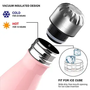 Promotion Cola Shape Double Wall Vacuum Insulated Stainless Steel Vacuum Flask Water Bottle 500ml