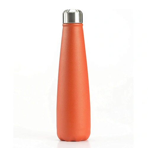 Slim stainless steel vacuum water bottle