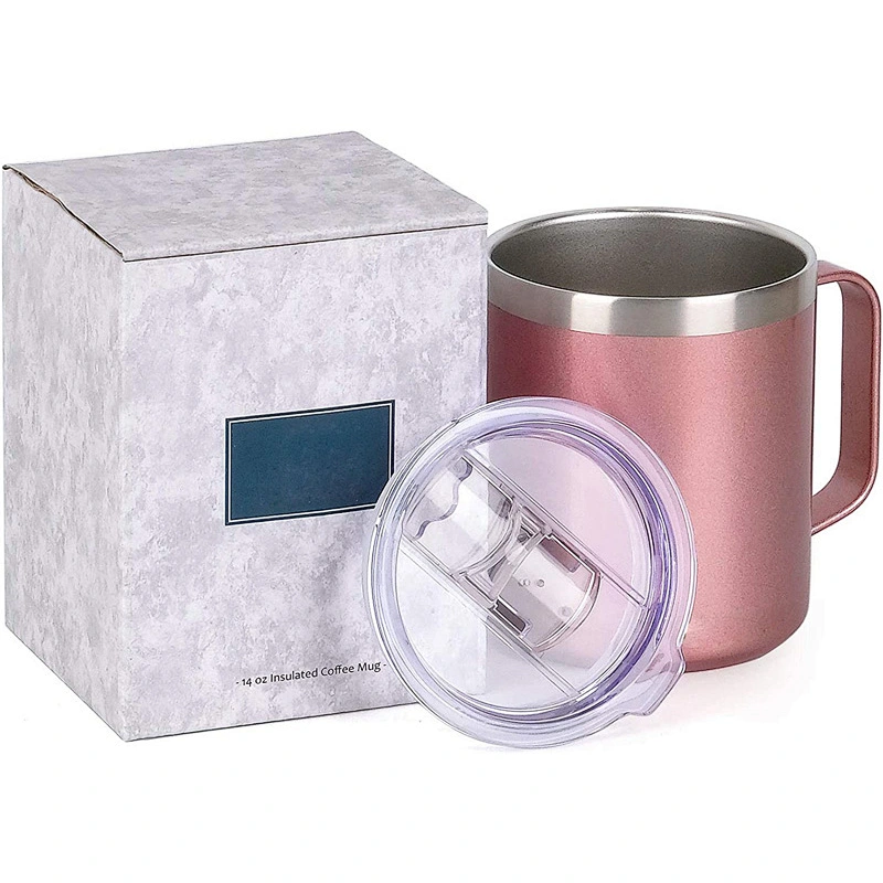 coffee mug tumbler with handle straw