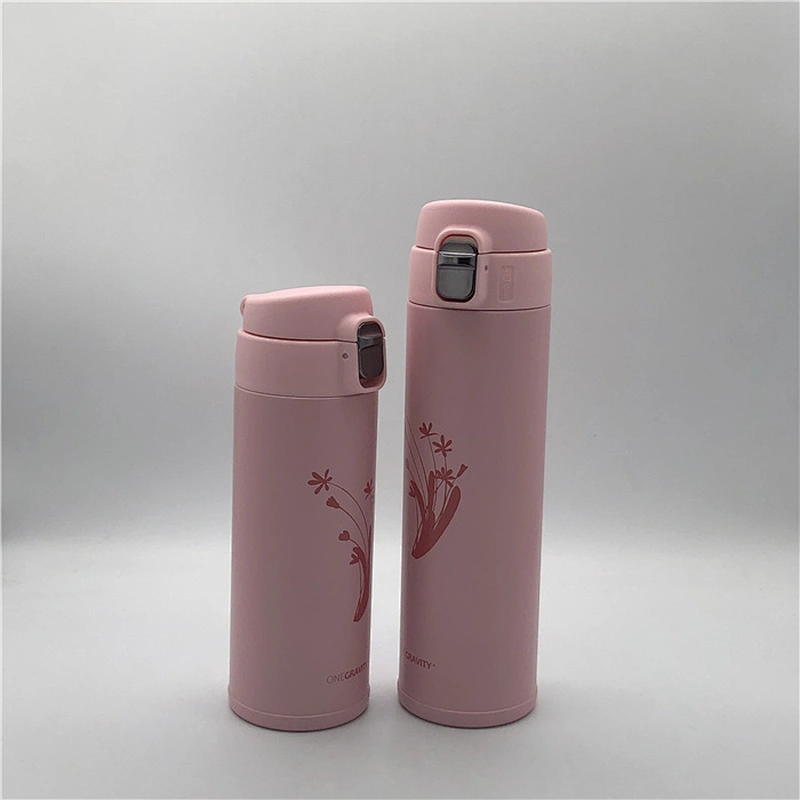 Stainless steel vacuum flask with safe lock
