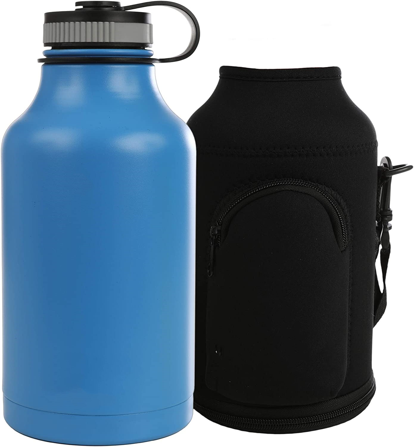 Large capacity stainless steel sport water bottle