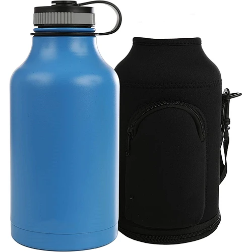 Large capacity stainless steel sport water bottle