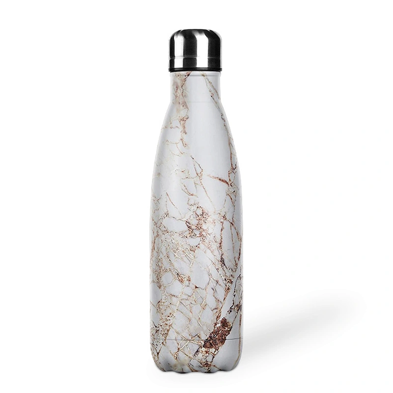 Promotion Cola Shape Double Wall Vacuum Insulated Stainless Steel Vacuum Flask Water Bottle 500ml