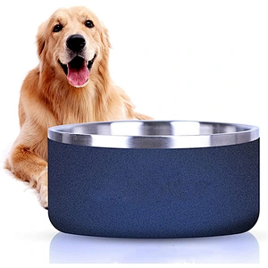 Wholesale Large 64 oz Insulated Dog Bowl Stainless Steel Pet Bowls