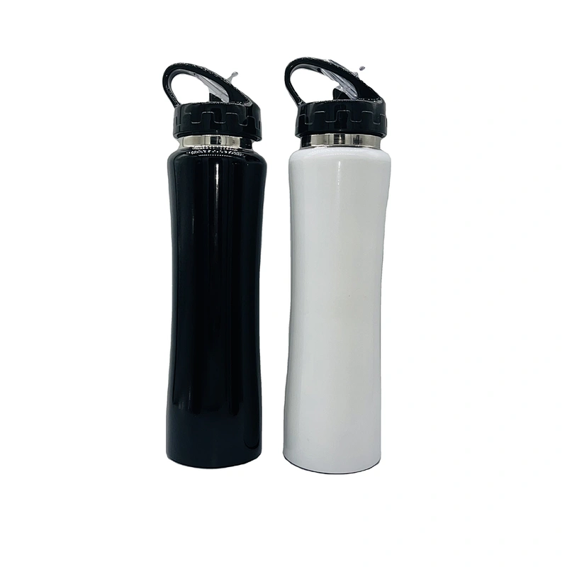 BPA free 500ml Vacuum Insulated Double Wall motivational water bottle with custom logo